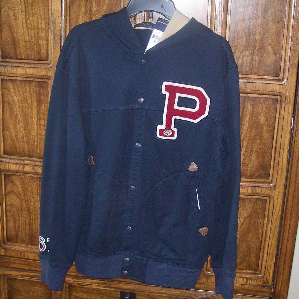 Host Pick POLO RALPH LAUREN MEN’S VARSITY BOMBER JACKET - Picture 1 of 10